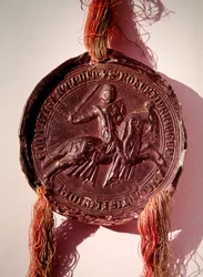 Sello de Robert de Dampierre, Conde de Nevers